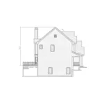 Country House Plan Left Elevation - Belle Harbor Traditional Home 052D-0063 - Search House Plans and More