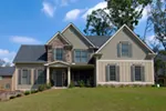 Traditional House Plan Front of House 052D-0070