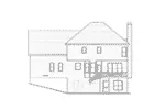 Traditional House Plan Rear Elevation - Denver Traditional Home 052D-0072 - Search House Plans and More
