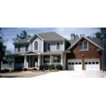 Traditional House Plan Front of House 052D-0076