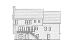 Traditional House Plan Rear Elevation - Horizon Hill Georgian Home 052D-0079 - Search House Plans and More