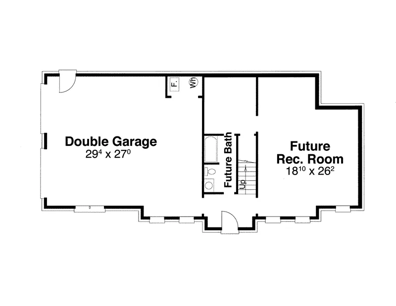 Farmhouse Plan Lower Level Floor - Prindable Plantation Home 052D-0085 - Shop House Plans and More