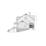 Plantation House Plan Right Elevation - Prindable Plantation Home 052D-0085 - Shop House Plans and More