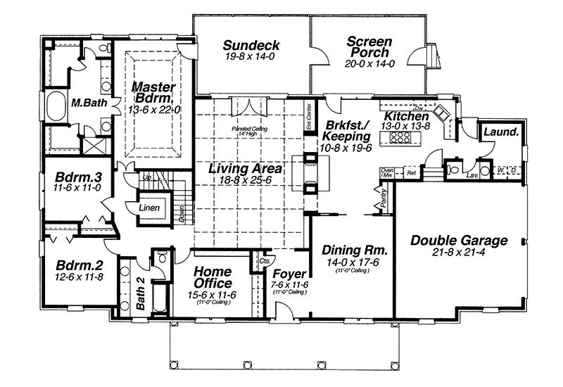 Traditional House Plan First Floor - Wellington Place Luxury Home 052D-0086 - Shop House Plans and More