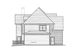 European House Plan Left Elevation - Lemonaco Traditional Home 052D-0087 - Shop House Plans and More