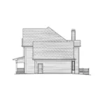 Shingle House Plan Right Elevation - Rose Hill Luxury Country Home 052D-0088 - Shop House Plans and More