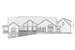 Ranch House Plan Rear Elevation - Mitchell Park Country Home 052D-0089 - Shop House Plans and More