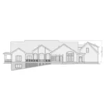 Ranch House Plan Rear Elevation - Mitchell Park Country Home 052D-0089 - Shop House Plans and More