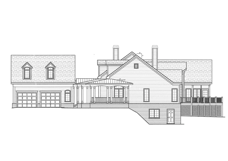 Country House Plan Right Elevation - Mitchell Park Country Home 052D-0089 - Shop House Plans and More