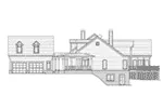 Country House Plan Right Elevation - Mitchell Park Country Home 052D-0089 - Shop House Plans and More