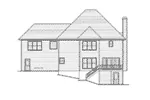 Country House Plan Rear Elevation - Victor Acres Country Farmhouse 052D-0090 - Shop House Plans and More