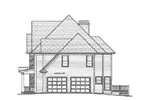 Craftsman House Plan Right Elevation - Victor Acres Country Farmhouse 052D-0090 - Shop House Plans and More