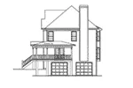 Traditional House Plan Right Elevation - Fontana Hill Country Farmhouse 052D-0100 - Search House Plans and More