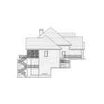 Prairie House Plan Left Elevation - Paderborn Luxury Home 052D-0103 - Shop House Plans and More