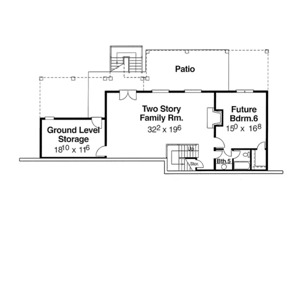 Prairie House Plan Optional Lower Level - Paderborn Luxury Home 052D-0103 - Shop House Plans and More