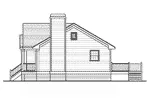 Ranch House Plan Right Elevation - Rochester Pike Ranch Home 052D-0125 - Shop House Plans and More