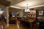 Tudor House Plan Dining Room Photo 01 - Sexton Creek Traditional Home 052D-0146 - Shop House Plans and More