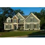 Craftsman House Plan Front of House 052D-0146