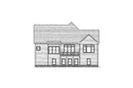 Tudor House Plan Rear Elevation - Sexton Creek Traditional Home 052D-0146 - Shop House Plans and More