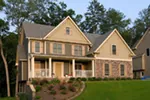 Shingle House Plan Front Photo 01 - Tellerson Country Home 052D-0147 - Shop House Plans and More