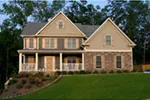 Tudor House Plan Front Photo 02 - Tellerson Country Home 052D-0147 - Shop House Plans and More