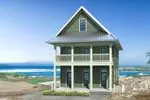 Beach & Coastal House Plan Front Photo 02 - Grenatt Lake Waterfront Home 052D-0154 - Search House Plans and More