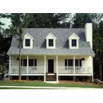 Farmhouse Plan Front of House 052D-0155