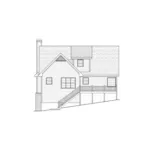 Farmhouse Plan Rear Elevation - Conley Cove Country Home 052D-0155 - Shop House Plans and More