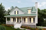Florida House Plan Front of Home - 052D-0157 - Shop House Plans and More