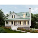 Country House Plan Front of House 052D-0157