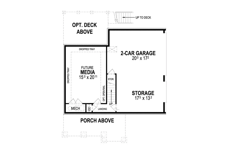 Country House Plan Lower Level Floor - 052D-0159 - Shop House Plans and More