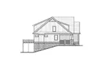 Cabin & Cottage House Plan Left Elevation - 052D-0161 - Shop House Plans and More