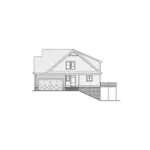 Cabin & Cottage House Plan Right Elevation - Nevins Craftsman Home 052D-0161 - Shop House Plans and More