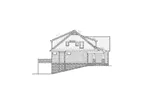 Cabin & Cottage House Plan Left Elevation - 052D-0166 - Shop House Plans and More