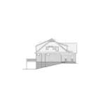 Craftsman House Plan Left Elevation - Vincent Bay Craftsman Home 052D-0166 - Shop House Plans and More