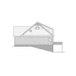 Craftsman House Plan Right Elevation - Vincent Bay Craftsman Home 052D-0166 - Shop House Plans and More