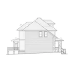 Craftsman House Plan Left Elevation - Goodman Lane Southern Home 052D-0169 - Shop House Plans and More