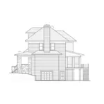 Craftsman House Plan Right Elevation - Goodman Lane Southern Home 052D-0169 - Shop House Plans and More