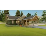 Lake House Plan Front of House 052D-0172