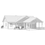 Lake House Plan Left Elevation - 052D-0172 | House Plans and More