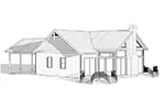 Vacation House Plan Rear Elevation - 052D-0172 | House Plans and More