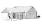 Vacation House Plan Right Elevation - 052D-0172 | House Plans and More