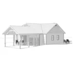 Lake House Plan Right Elevation - 052D-0172 | House Plans and More