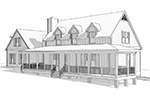 Lowcountry House Plan Front Elevation - 052D-0174 | House Plans and More