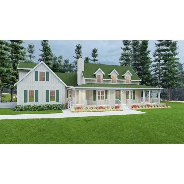 Southern House Plan Front of Home - 052D-0174 | House Plans and More