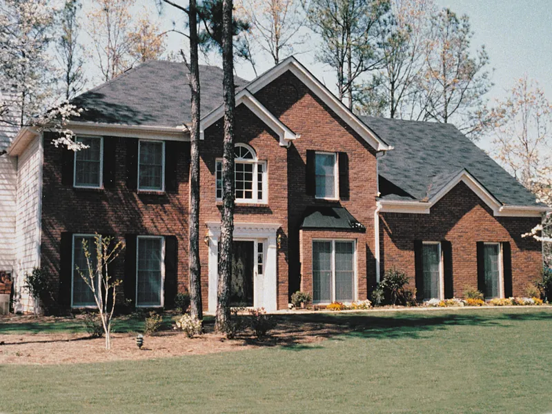 Traditional Brick Two-Story With Luxurious Style