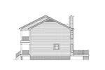 Plantation House Plan Right Elevation - Newhall Point Colonial Home 053D-0016 - Shop House Plans and More