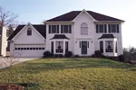 Traditional House Plan Front of House 053D-0020