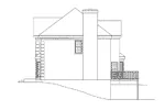 Georgian House Plan Right Elevation - Westbriar Traditional Home 053D-0020 - Shop House Plans and More