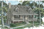 Cabin & Cottage House Plan Front Image - Redfield Country Home 053D-0030 - Shop House Plans and More